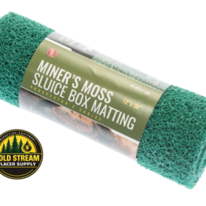 Green Miner's Moss Sluice Box Matting, 12"x 36" 10mm Thick