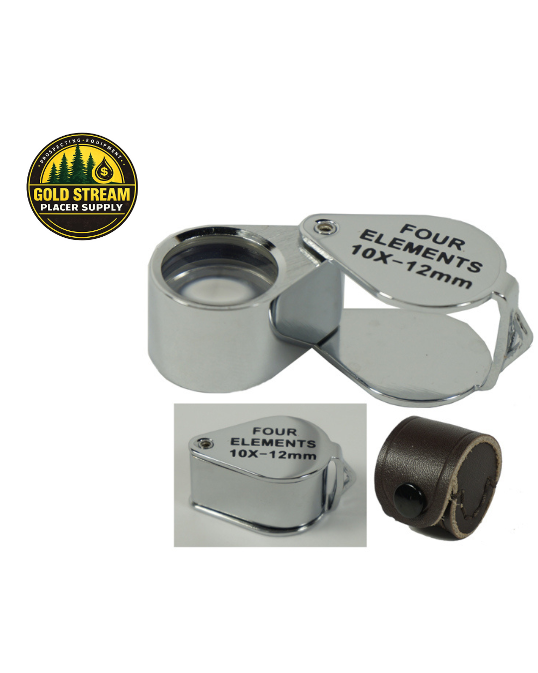 20 x 21 mm Triplet Loupe W/ leather case
