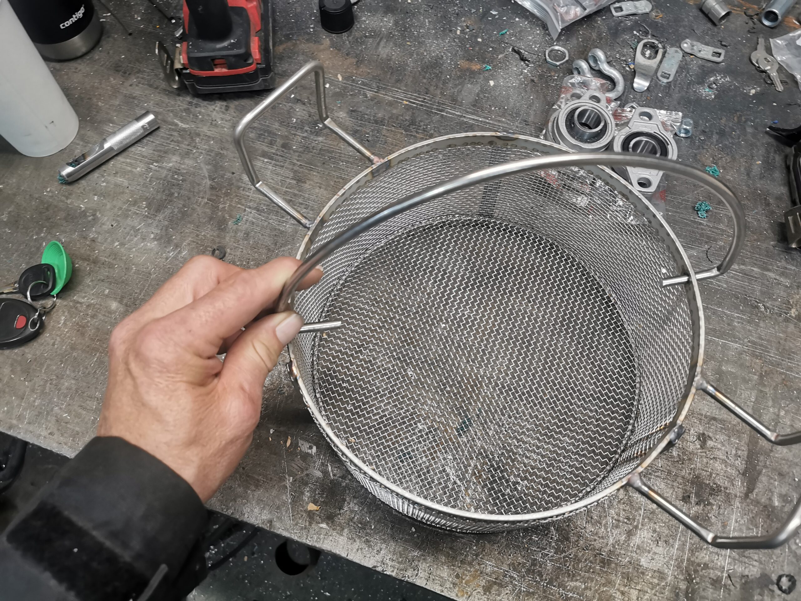 10.125" X 5" Arbor Fab Prospecting Filter Classifier