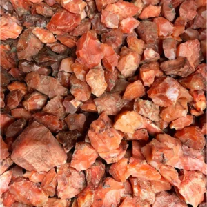 Carnelian Agate- Tumbling Rough 1 lb